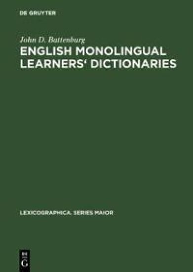 English monolingual learners' dictionaries