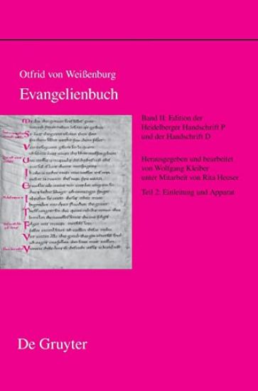 Edition Der Heidelberger Handschrift P (Codex Pal. Lat. 52) Und Der Handschrift D (Codex Discissus: Bonn, Berlin/Krakau, Wolfenbüttel)