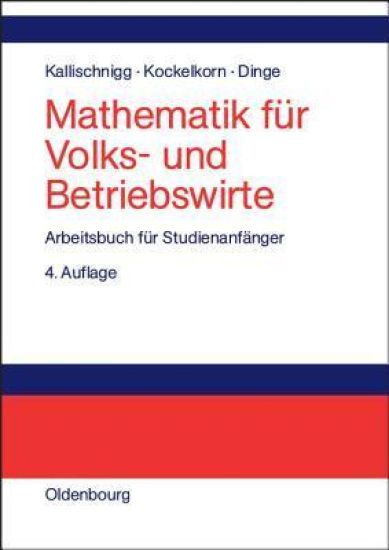 Mathematik für Volks- und Betriebswirte