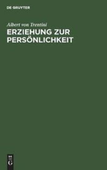 Erziehung Zur Persönlichkeit