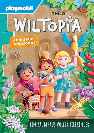 PLAYMOBIL Wiltopia. Abenteuer Amazonas. Ein Baumhaus voller Tierkinder