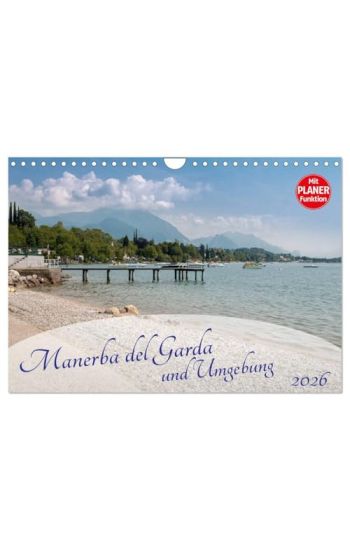 Gardasee - Manerba del Garda (Wandkalender 2026 DIN A4 quer), CALVENDO Monatskalender