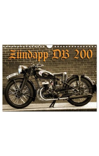 Zündapp DB 200 (Wandkalender 2026 DIN A4 quer), CALVENDO Monatskalender