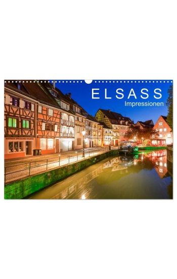 E L S A S S Impressionen (Wandkalender 2026 DIN A3 quer), CALVENDO Monatskalender