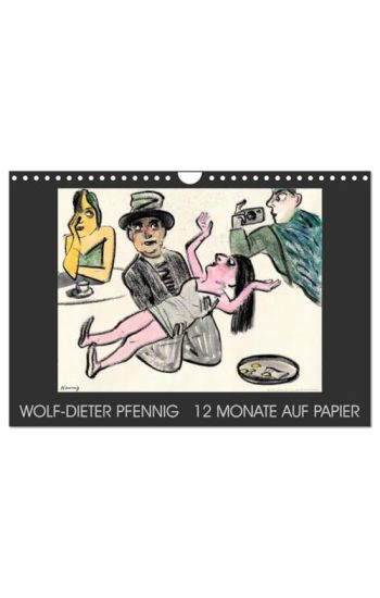 Wolf-Dieter Pfenning - 12 Monate auf Papier (Wandkalender 2026 DIN A4 quer), CALVENDO Monatskalender