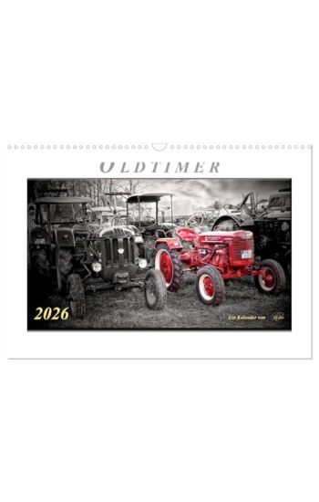 Oldtimer - nostalgische Traktoren und Lastwagen (Wandkalender 2026 DIN A3 quer), CALVENDO Monatskalender