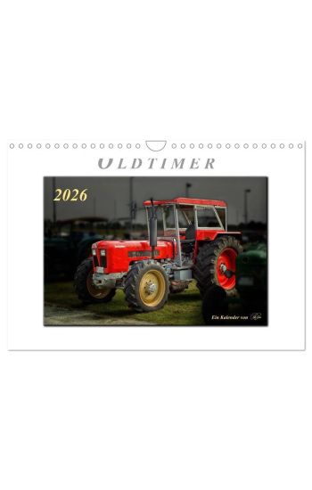 Oldtimer - Trecker Liebe (Wandkalender 2026 DIN A4 quer), CALVENDO Monatskalender
