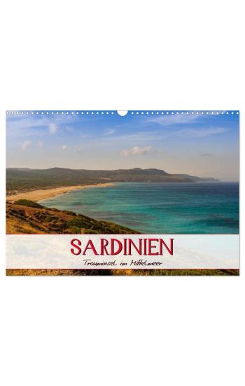 Sardinien Panoramakalender / CH-Version (Wandkalender 2026 DIN A3 quer), CALVENDO Monatskalender