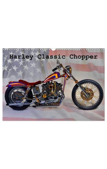 Harley Classic Chopper (Wandkalender 2026 DIN A3 quer), CALVENDO Monatskalender