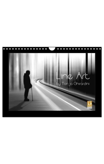 Line Art - by Tanja Ghirardini (Wandkalender 2026 DIN A4 quer), CALVENDO Monatskalender