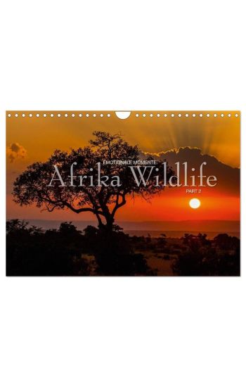 Emotionale Momente: Afrika Wildlife Part 2 / CH-Version (Wandkalender 2026 DIN A4 quer), CALVENDO Monatskalender
