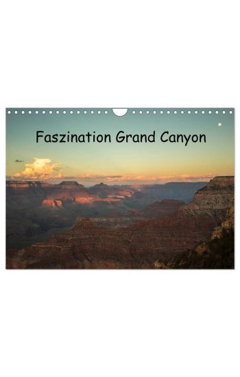 Faszination Grand Canyon / CH-Version (Wandkalender 2026 DIN A4 quer), CALVENDO Monatskalender