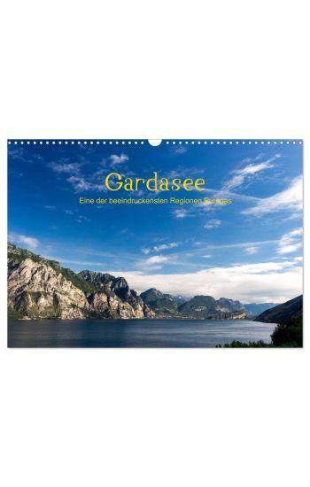 Gardasee / CH-Version (Wandkalender 2026 DIN A3 quer), CALVENDO Monatskalender