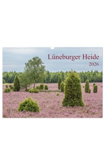 Lüneburger Heide (Wandkalender 2026 DIN A3 quer), CALVENDO Monatskalender