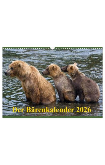 Der Bärenkalender 2026 CH-Version (Wandkalender 2026 DIN A3 quer), CALVENDO Monatskalender