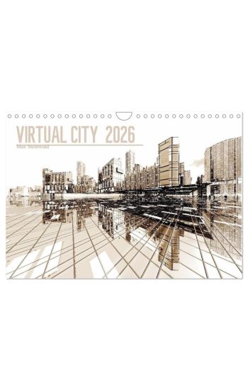 VIRTUAL CITY 2026 CH-Version (Wandkalender 2026 DIN A4 quer), CALVENDO Monatskalender
