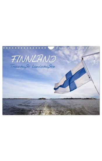 FINNLAND - Traumhafte Landschaften (CH - Version) (Wandkalender 2026 DIN A4 quer), CALVENDO Monatskalender