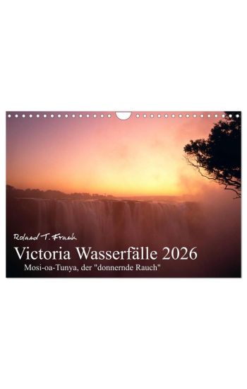 Victoria Wasserfälle (Wandkalender 2026 DIN A4 quer), CALVENDO Monatskalender