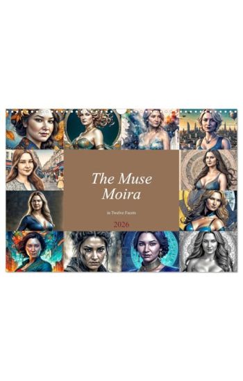 The Muse Moira in Twelve Facets (Wall Calendar 2026 DIN A3 landscape), CALVENDO 12 Month Wall Calendar