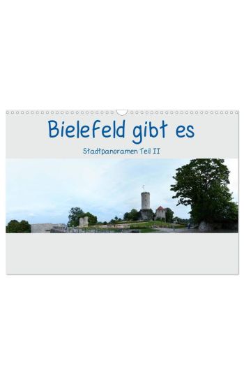 Bielefeld gibt es! Stadtpanoramen Teil 2 (Wandkalender 2026 DIN A3 quer), CALVENDO Monatskalender
