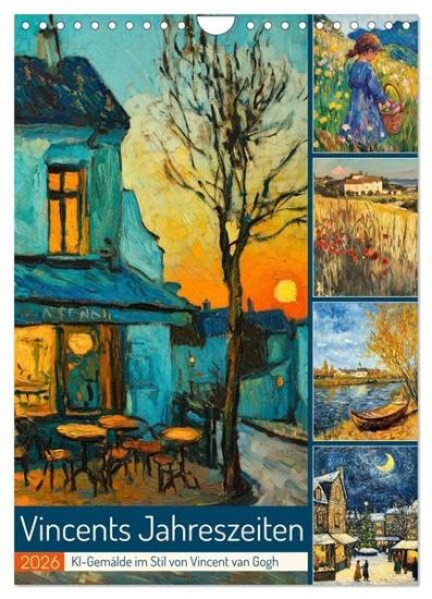 Vincents Jahreszeiten (Wandkalender 2026 DIN A4 hoch), CALVENDO Monatskalender
