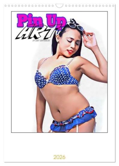 Pin Up Art by Ralf Kretschmer (Wandkalender 2026 DIN A3 hoch), CALVENDO Monatskalender