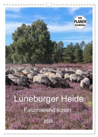 Lüneburger Heide - Faszinierend schön (Wandkalender 2026 DIN A3 hoch), CALVENDO Monatskalender
