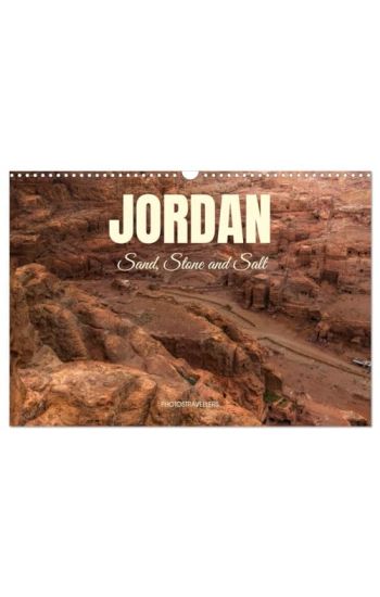 Jordan Sand, Stone and Salt (Wall Calendar 2026 DIN A3 landscape), CALVENDO 12 Month Wall Calendar
