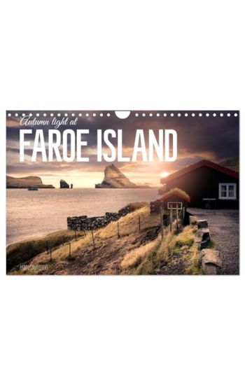 Autumn light at Faroe island (Wall Calendar 2026 DIN A4 landscape), CALVENDO 12 Month Wall Calendar