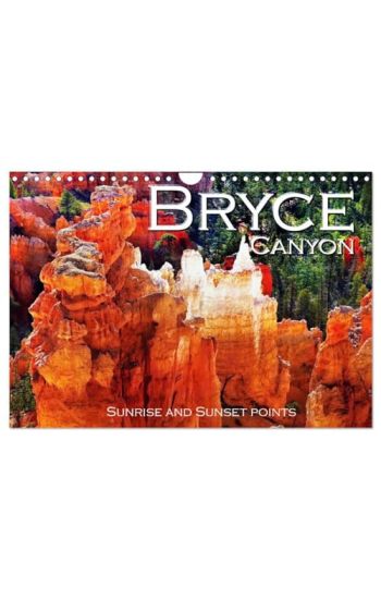 Bryce Canyon, Sunrise and Sunset points (Wall Calendar 2026 DIN A4 landscape), CALVENDO 12 Month Wall Calendar