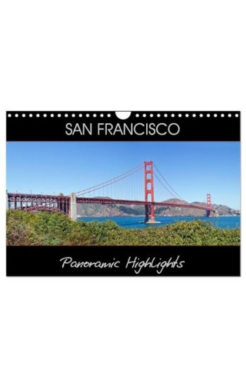 SAN FRANCISCO Panoramic Highlights (Wall Calendar 2026 DIN A4 landscape), CALVENDO 12 Month Wall Calendar