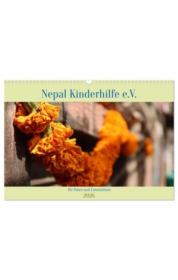 Kalender 2026 der Nepal Kinderhilfe e.V. (Wandkalender 2026 DIN A3 quer), CALVENDO Monatskalender