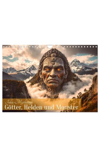 Inka-Mythologie - Götter, Helden und Monster (Wandkalender 2026 DIN A4 quer), CALVENDO Monatskalender