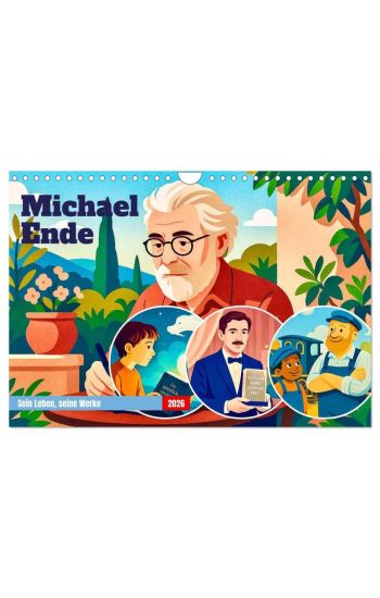 Michael Ende (Wandkalender 2026 DIN A4 quer), CALVENDO Monatskalender