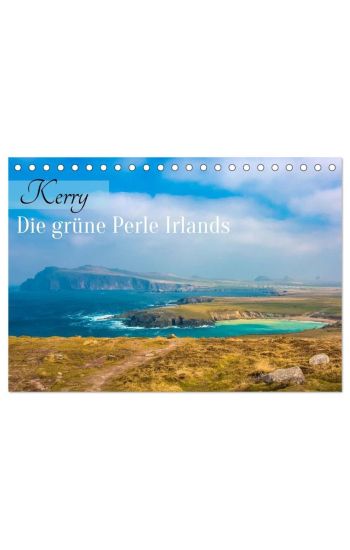 Kerry - Die grüne Perle Irlands (Tischkalender 2026 DIN A5 quer), CALVENDO Monatskalender