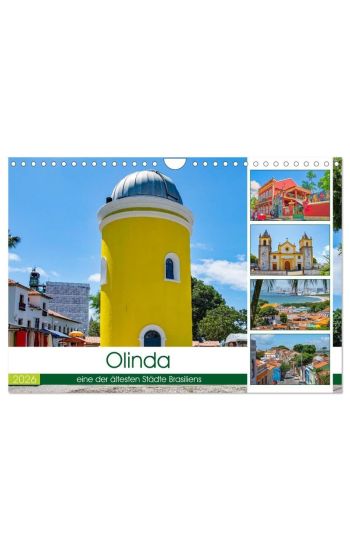Olinda - eine der ältesten StädteRecifes (Wandkalender 2026 DIN A4 quer), CALVENDO Monatskalender