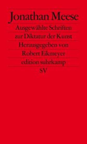 Ausgewählte Schriften zur Diktatur der Kunst
