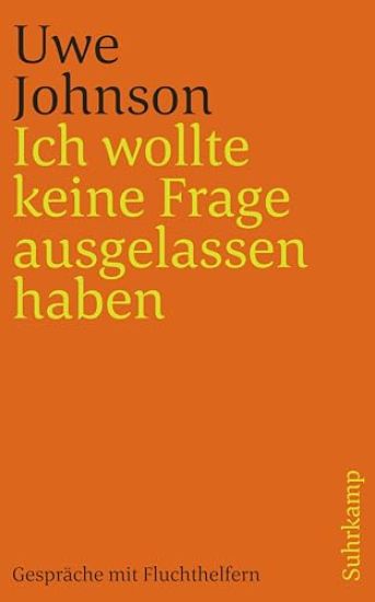 Ich wollte keine Frage ausgelassen haben