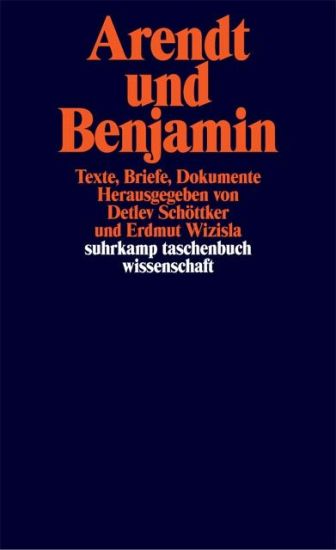 Kansikuva: Arendt und Benjamin