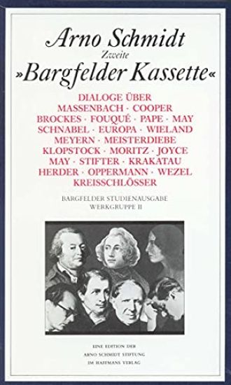 Bargfelder Ausgabe. Studienausgabe. Dialoge. Werkgruppe 2, 6 Bände