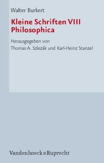 Kleine Schriften VIII