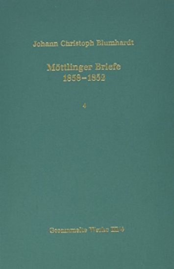 Mottlinger Briefe 1838-1852. Anmerkungen