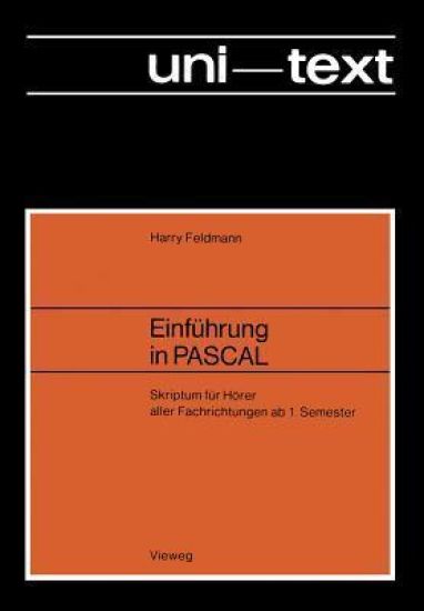 Einführung in PASCAL