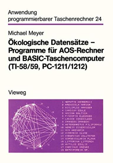 Ökologische Datensätze — Programme für AOS-Rechner und BASIC-Taschencomputer (TI-58/59, PC-1211/1212)