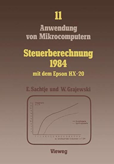 Steuerberechnung 1984 mit dem Epson HX-20