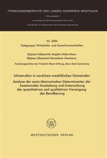 Infrastruktur in nordrhein-westfälischen Gemeinden