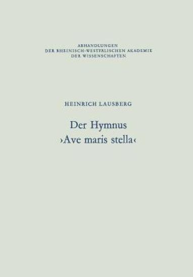 Der Hymnus ›Ave maris stella‹
