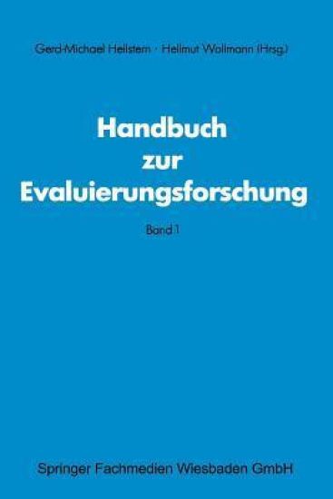 Handbuch zur Evaluierungsforschung