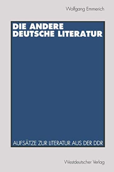 Die andere deutsche Literatur
