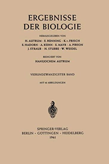 Ergebnisse Der Biologie